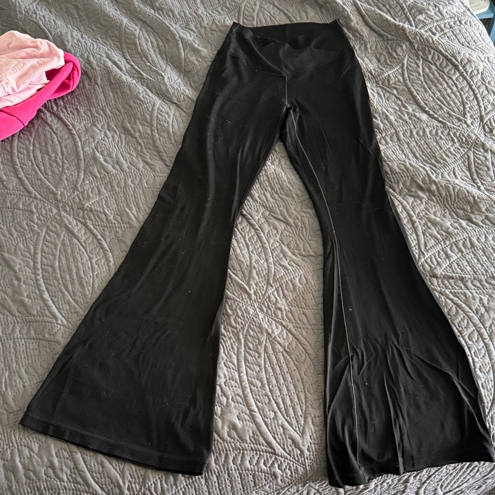 Offline by Aerie Black Flared leggings